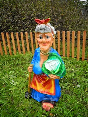 Садовая фигура теща Садовая фигура теща