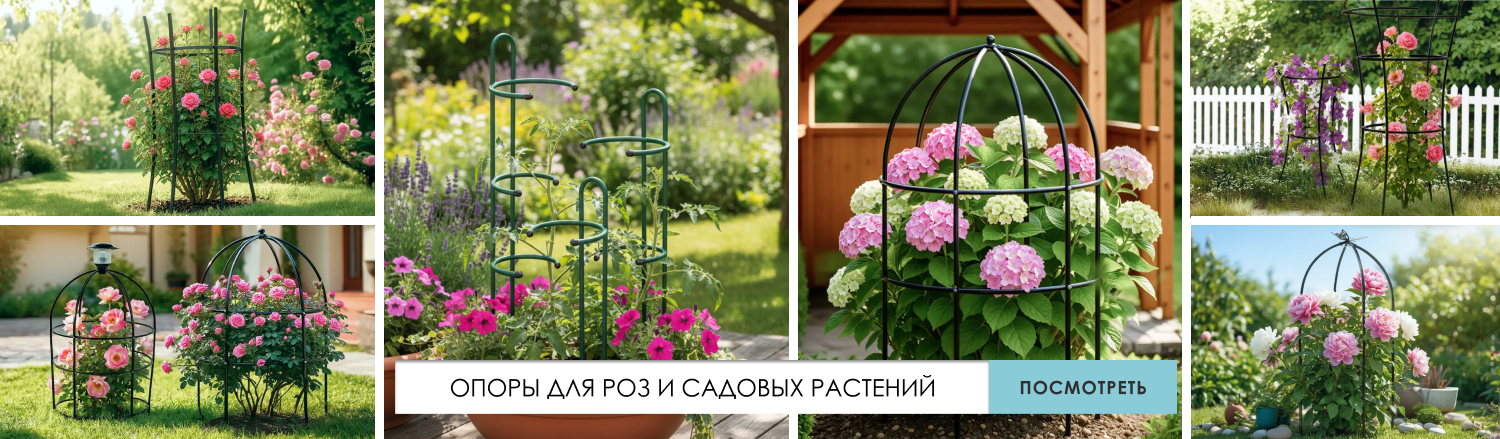 Опоры для роз и гортензий