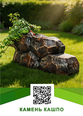 Камень кашпо