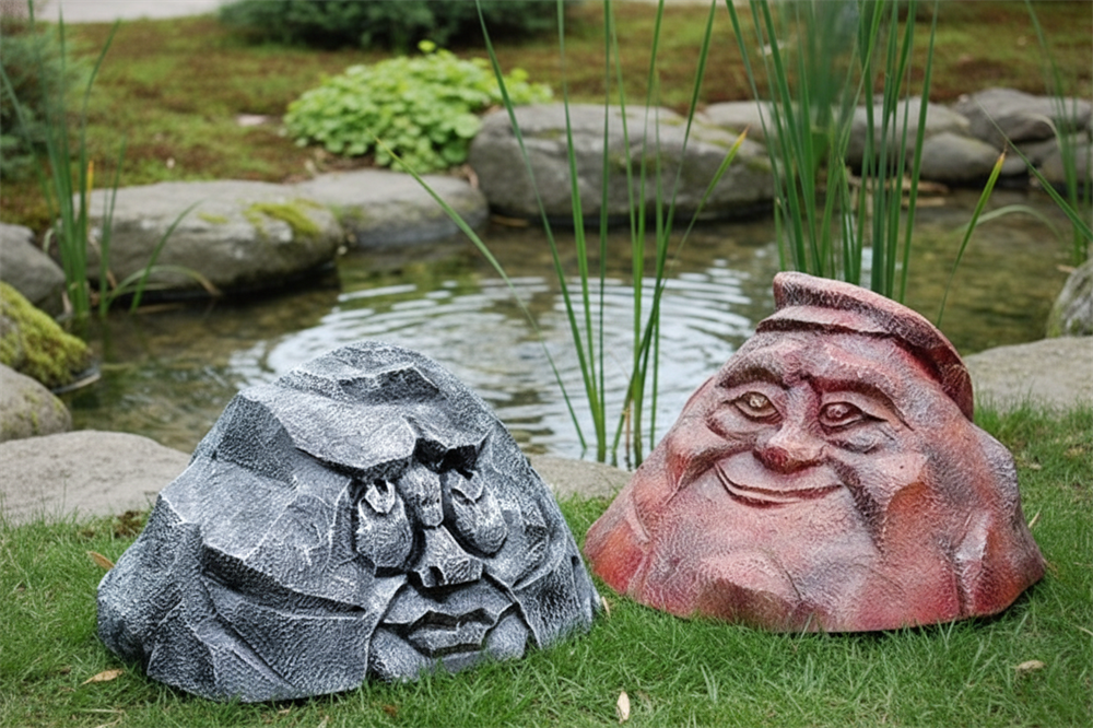 Экостиль в ландшафте! Камни и спилы деревьев