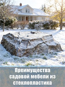 Стеклопластик в производстве садовой мебели