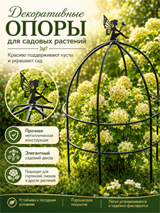Когда снимать опоры с растений на зиму