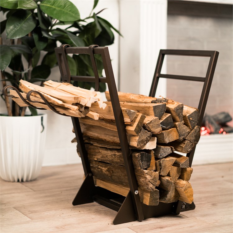 Дровница разборная для камина 103-220R-Br металл 103-220R-Br - фото 119693