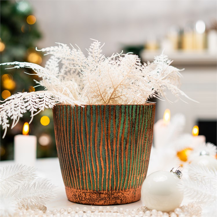 кашпо под бронзу