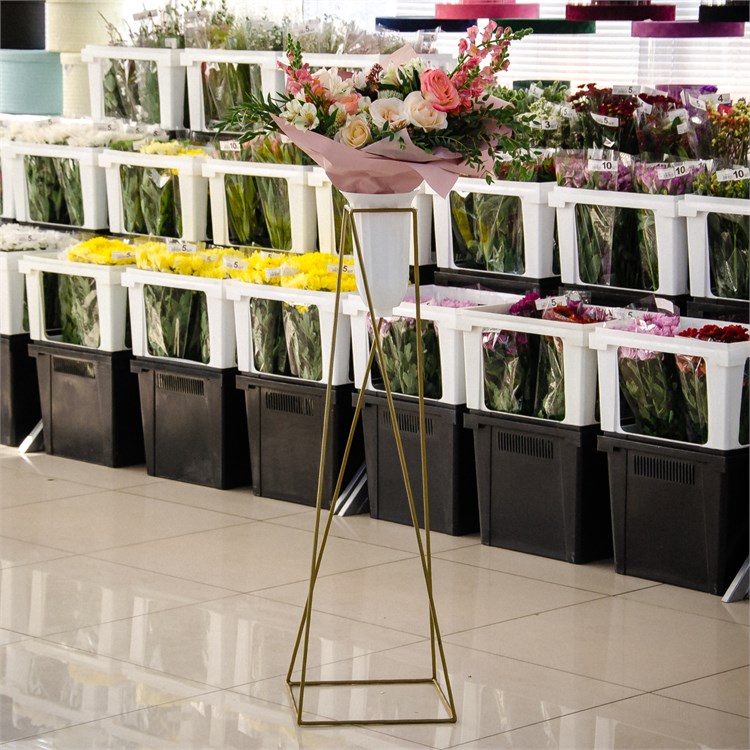 Подставка  напольная Лофт для цветов 66-436 h=1м 66-436 - фото 122097