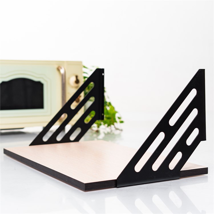 Настенная полка с кронштейнами 702-246B-DL52 металл, ЛДСП 702-246B-DL52 - фото 122383