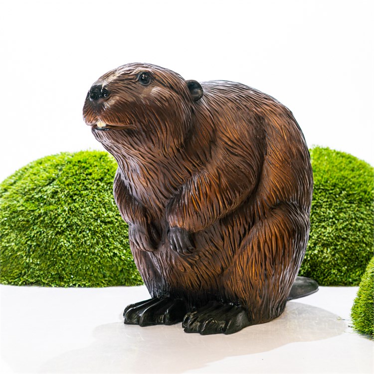 фигура садовая Бобёр большой U09388 стеклопластик
