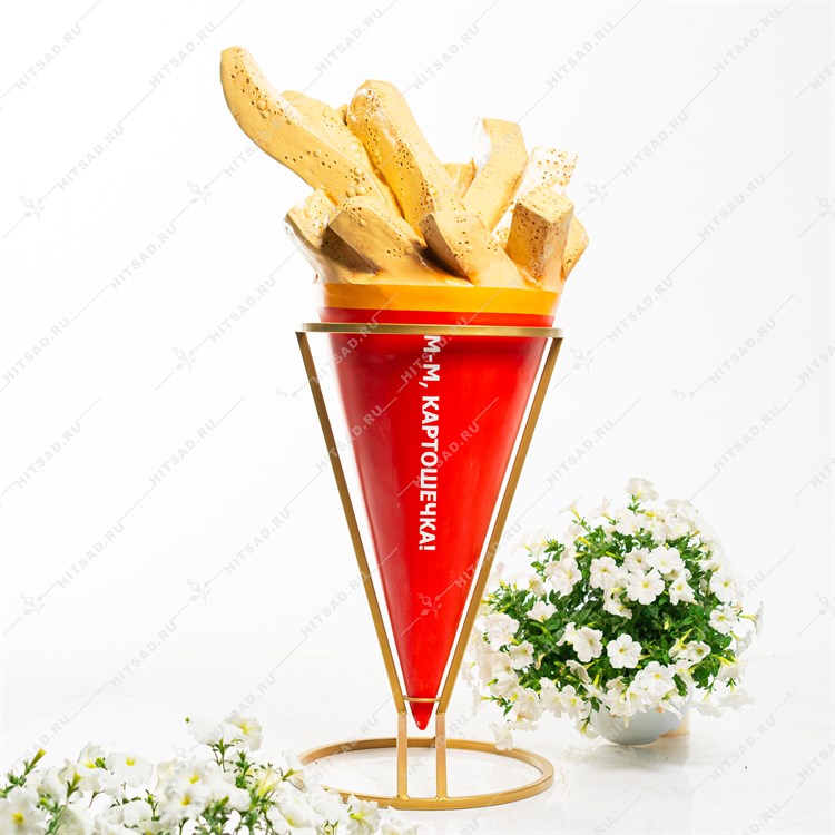 рекламная фигура картофель фри U09376