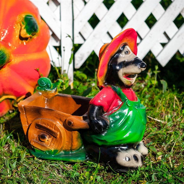 Крот с тележкой