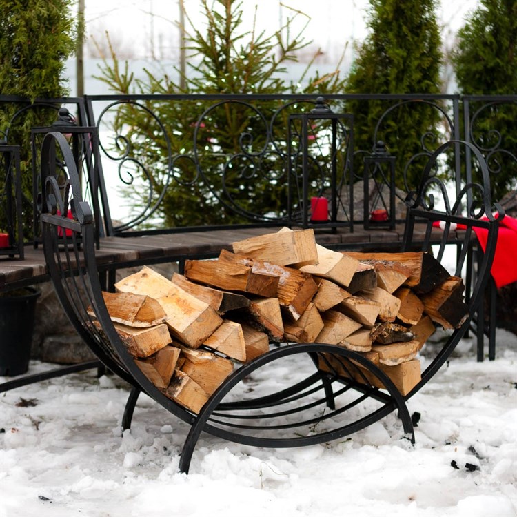 Кованая дровница 860-89