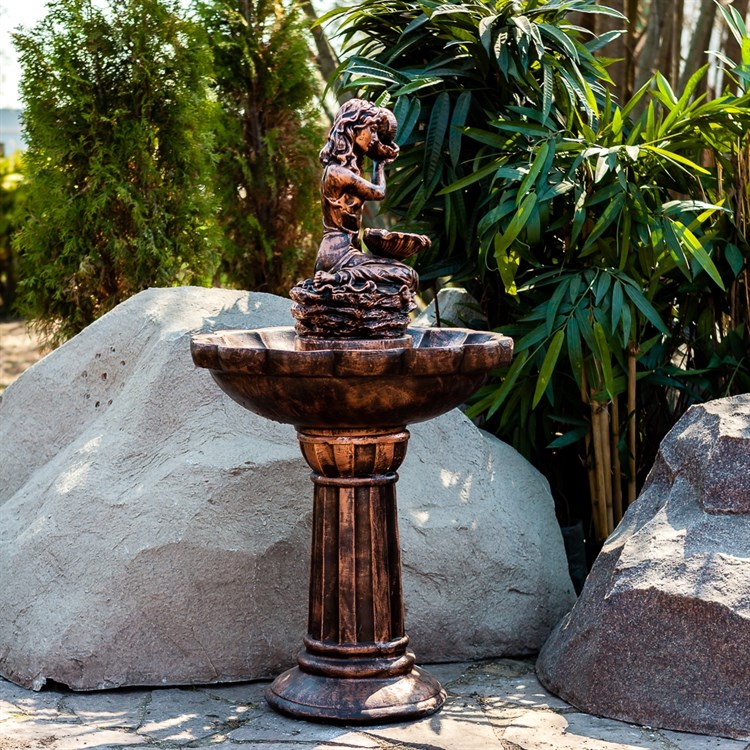 Фонтан уличный садовый FS08500 стеклопластик, 100 см купить за 0 руб ...