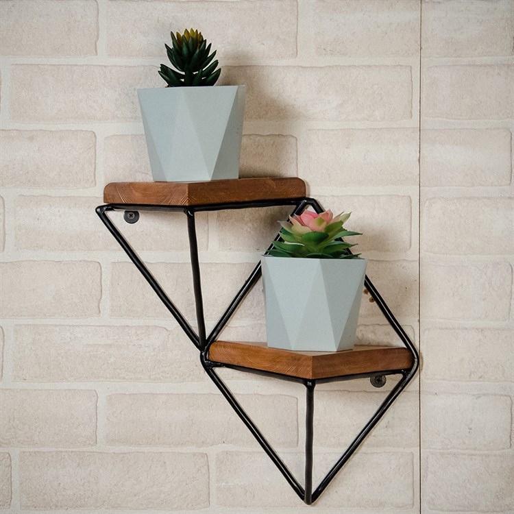 Настенная цветочница лофт