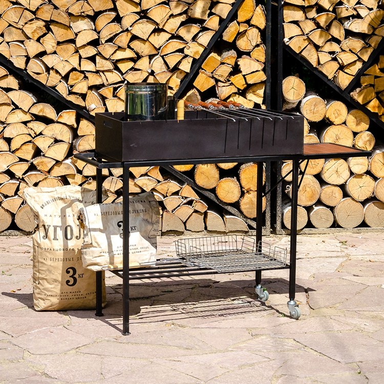 Угольный гриль для дачи 861-53