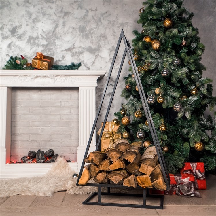 Дровница кованая