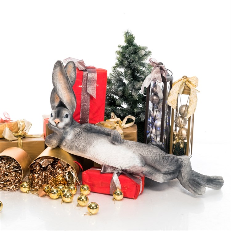 Новогодняя фигура заяц