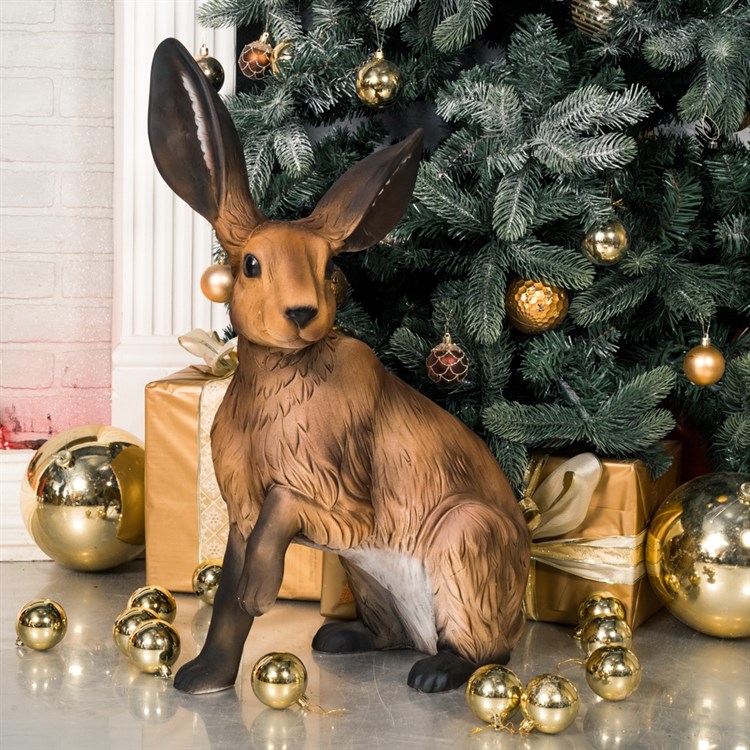 Садовая фигура Заяц U09087 высота 69см стеклопластик купить за 7 080 ...