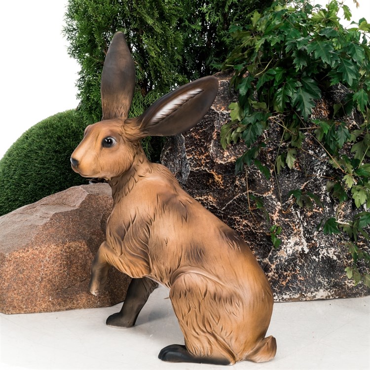 Садовая фигура Заяц U09087 высота 69см стеклопластик купить за 5 900 ...