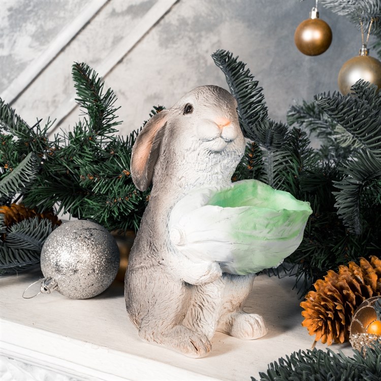 Фигура для сада заяц U09090-Gray