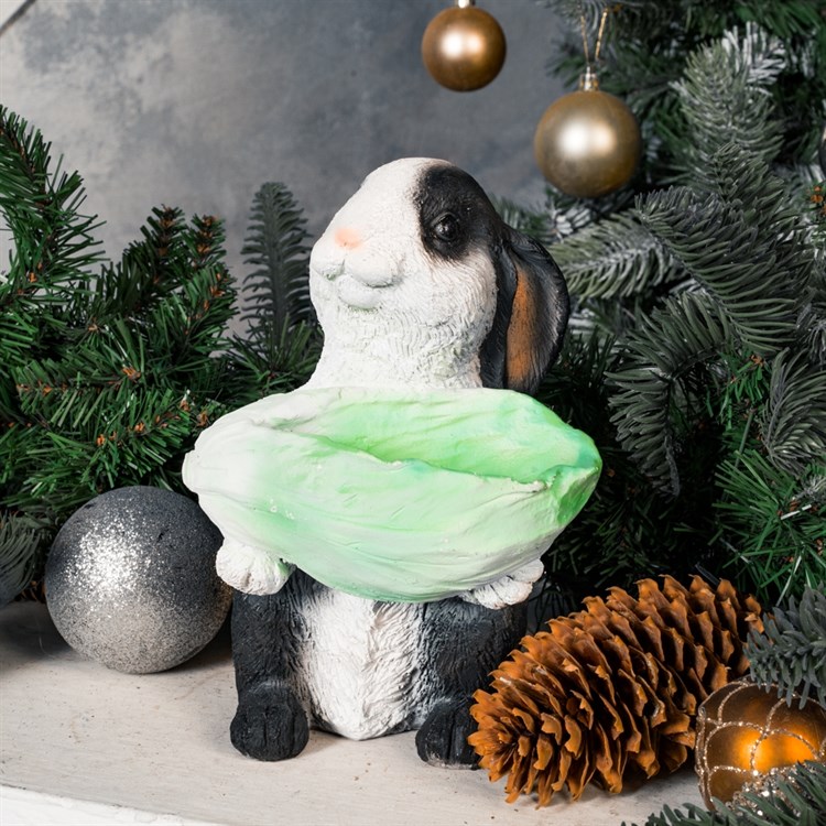 Кашпо заяц U09090-WBL