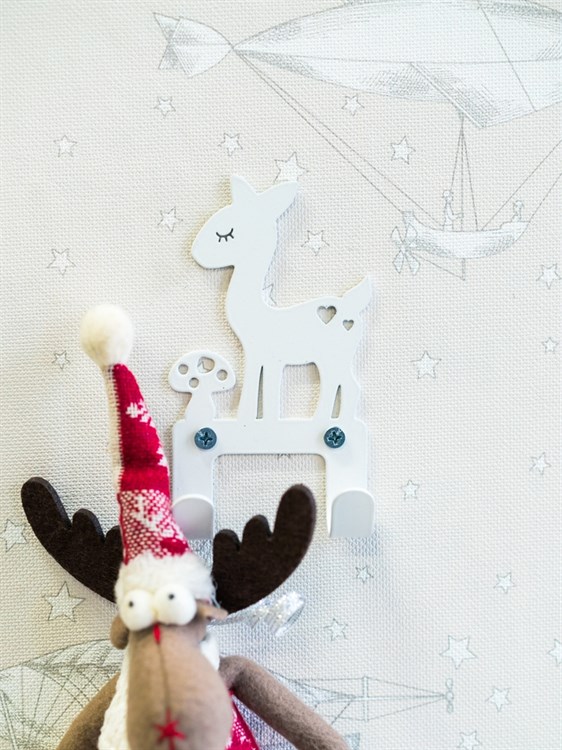 настенный крючок цв.белый