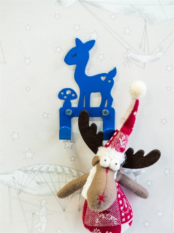 настенный крючок цв.синий