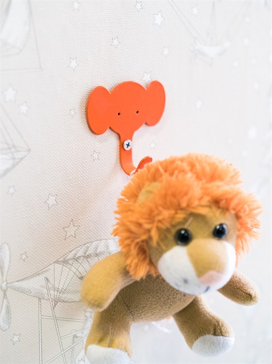 настенный крючок цв.оранжевый