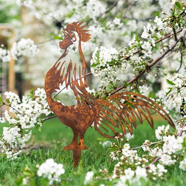 {{photo.Alt || photo.Description || 'Металлическая садовая декоративная фигура 801-151 Петух'}}