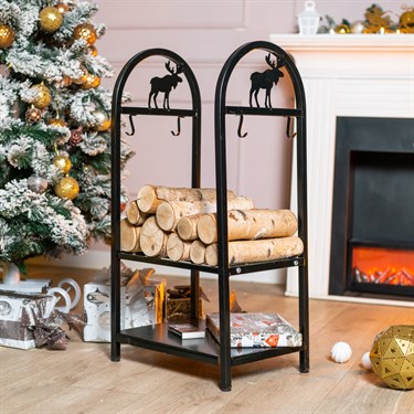 {{photo.Title}} {{photo.Alt || photo.Description || 'Дровница для камина разборная 103-207R-B металл'}}