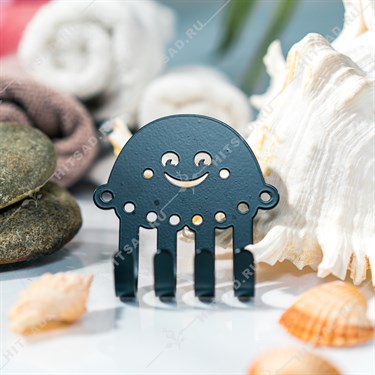 {{photo.Alt || photo.Description || 'Вешалка настенная Осьминог 702-074 металл'}}
