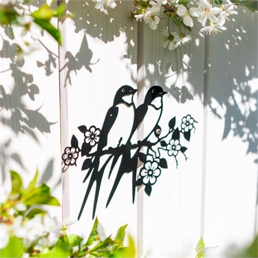 {{photo.Alt || photo.Description || 'Садовый настенный декор Ласточки 801-311 металл'}}