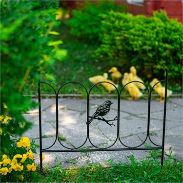 {{photo.Alt || photo.Description || 'Заборчик садовый металлический 58-420B черный высота 60см'}}