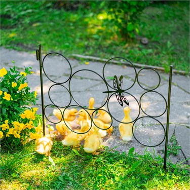 {{photo.Alt || photo.Description || 'Заборчик садовый металлический 58-423B черный высота 60см'}}