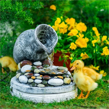 {{photo.Alt || photo.Description || 'Фонтан садовый с кувшином U09206 полистоун, высота 50 см'}}