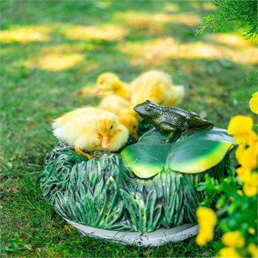 {{photo.Alt || photo.Description || 'Фонтан садовый с лягушкой U09233 полистоун, высота 38 см'}}