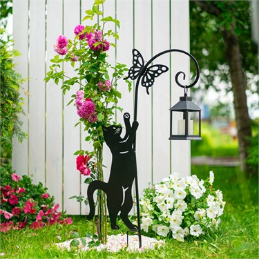 {{photo.Alt || photo.Description || 'Шпалера для садовых растений Кошка с бабочкой 202-017 h=100 см'}}