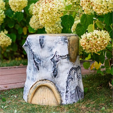 {{photo.Alt || photo.Description || 'Садовая фигура Пень берёзовый U07904 стеклопластик h=42 см'}}