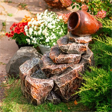 {{photo.Alt || photo.Description || 'Фонтан садовый Каменный грот U09165 стеклопластик, высота 67 см'}}
