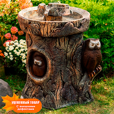 {{photo.Title}} {{photo.Alt || photo.Description || 'Декоративный фонтан для сада с совой U07936 стеклопластик h=80 см'}}