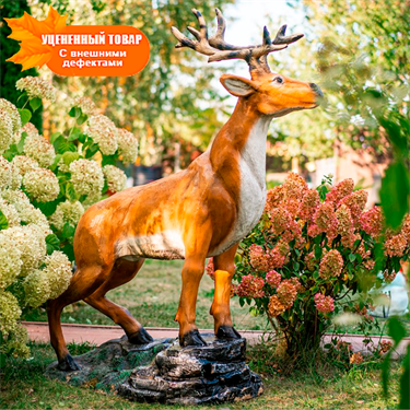 {{photo.Title}} {{photo.Alt || photo.Description || 'Фигура декоративная Олень U08117 стеклопластик h=154 см'}}