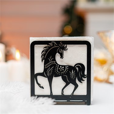 {{photo.Alt || photo.Description || 'Салфетница металлическая новогодняя 703-060 Лошадь'}}