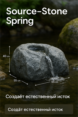 Source-Stone Spring камень-источник с подачей воды 16731