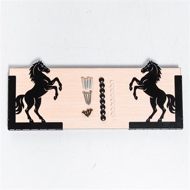 {{photo.Alt || photo.Description || 'Настенная полка с кронштейнами 702-231B-DL40 металл, ЛДСП длина 40см'}}