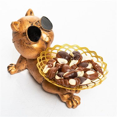 {{photo.Alt || photo.Description || 'Конфетница Кот в очках U09404 полистоун и металл'}}