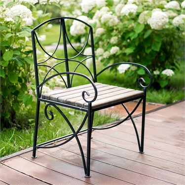 {{photo.Alt || photo.Description || 'Садовое кресло 303-028 металл и ДПК (дерево)'}}