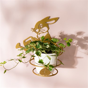 {{photo.Alt || photo.Description || 'Подставка настенная для одного растения Заяц 150-0219 со съёмной корзиной d=12 см'}}