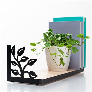 {{photo.Alt || photo.Description || 'Настенная полка с кронштейнами 702-237B-DL40 металл, ЛДСП длина 40см'}}