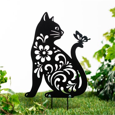 {{photo.Alt || photo.Description || 'Фигура садовая Кошка с бабочкой 801-508R разборная металл 43 см'}}