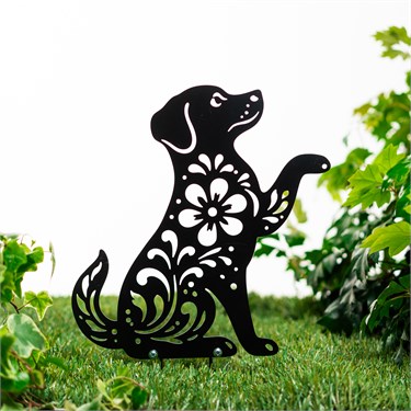 {{photo.Alt || photo.Description || 'Фигура садовая Собачка 801-504R разборная металл 43 см'}}