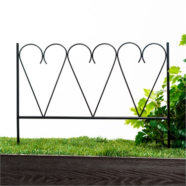 {{photo.Alt || photo.Description || 'Заборчик садовый 1 секция 58-428B металл 60*50 см'}}