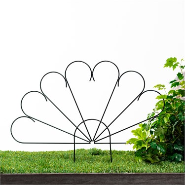 {{photo.Alt || photo.Description || 'Заборчик садовый 1 секция 58-427B металл 74*58 см'}}